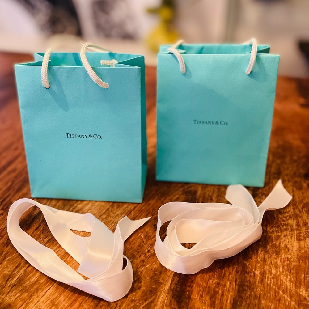 TIFFANY & CO. Mini Gift Bags - Set of 2